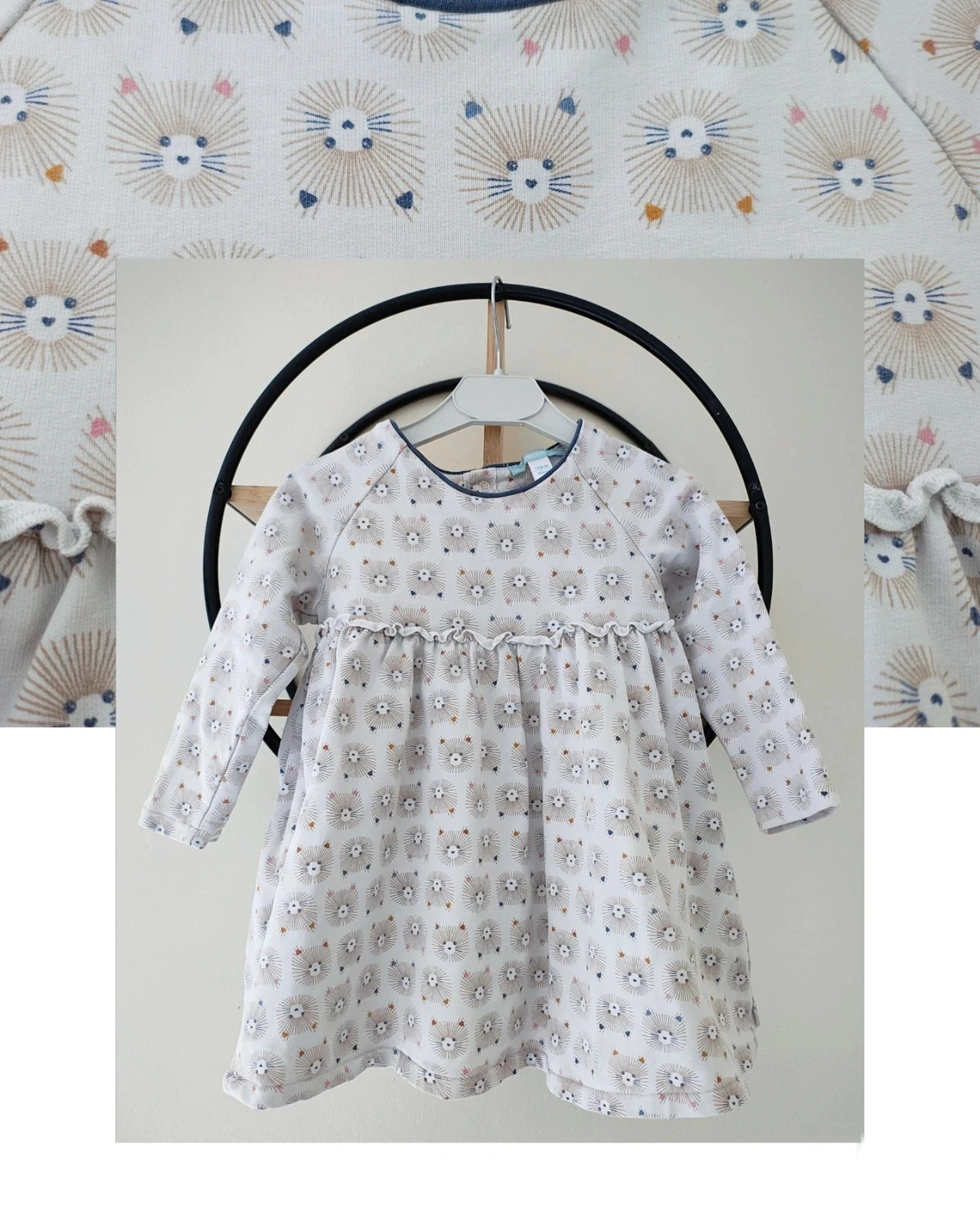 18 mois robe manche longue Okaïdi obaibi